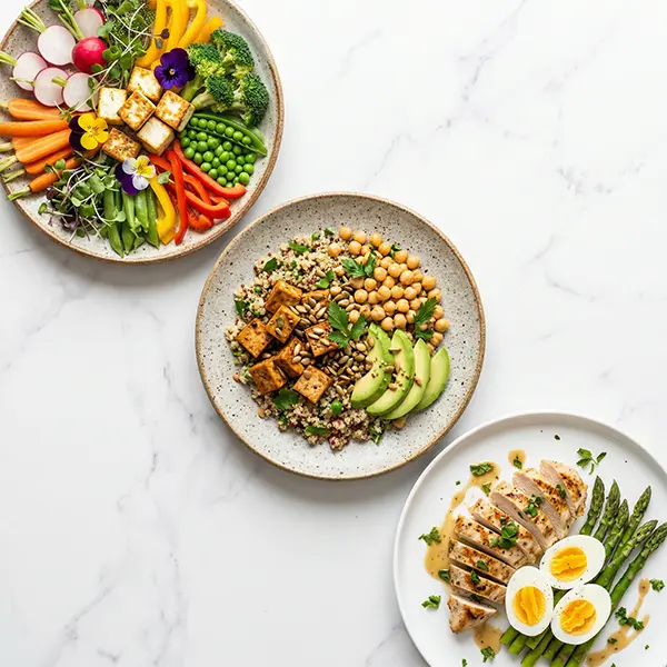 Personalized non-vegetarian, vegetarian, and vegan diet plans for women's fitness