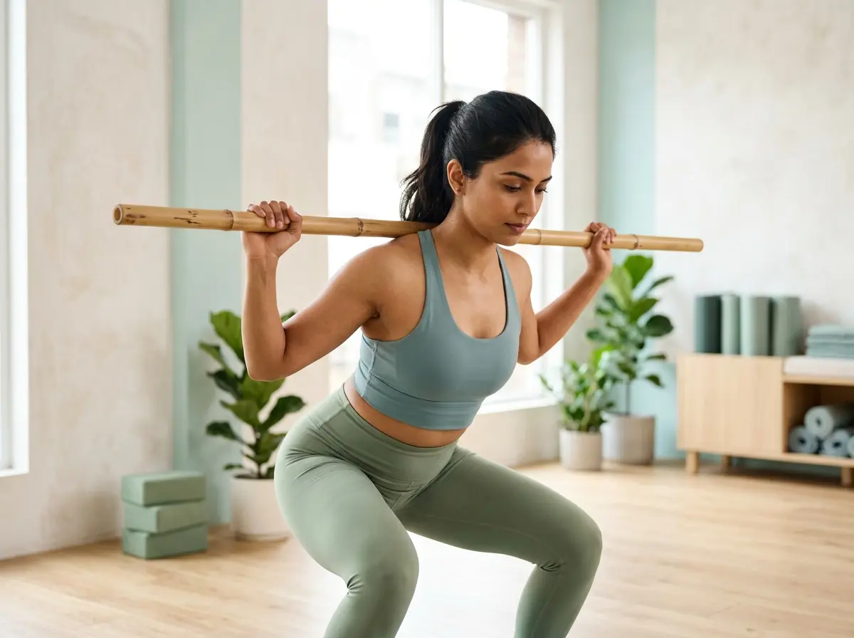 Weighted body bar for posture and functional body training
