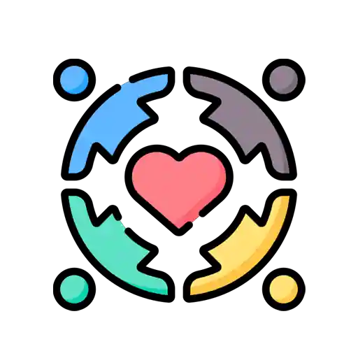 Positive and motivating community-herspace fittness - Icon